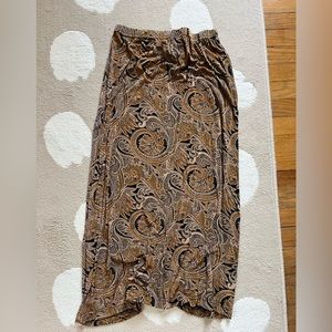 Slinky midi skirt